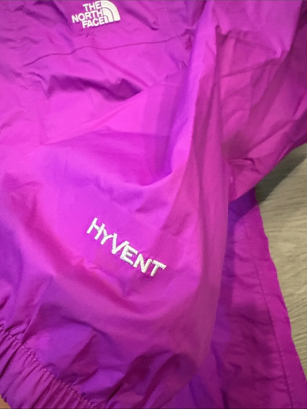 The North Face Kids Waterproof Hooded Rain Jacket - Magenta